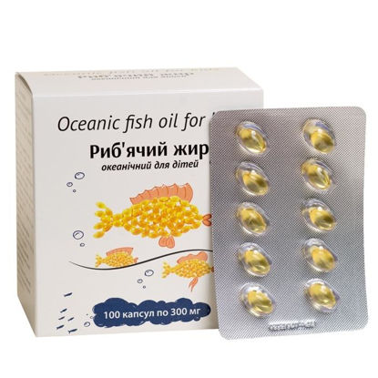Світлина Риб"ячий жир океанічний для дітей 300 мг №100